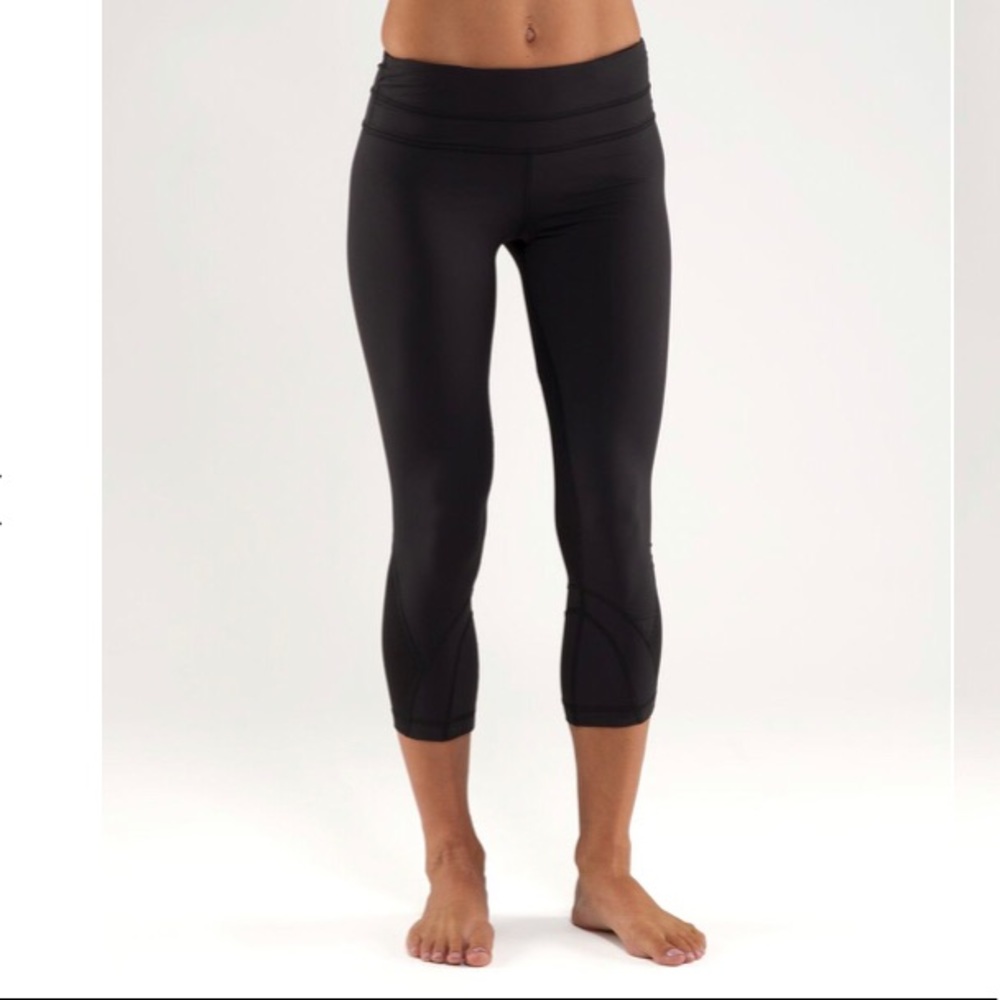 Lululemon Run Inspire Crop Black Pants